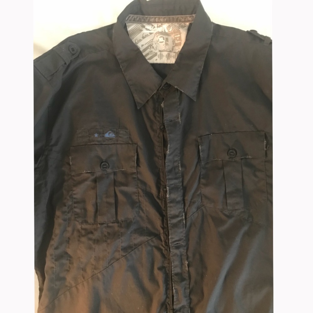 Long sleeve quicksilver button up